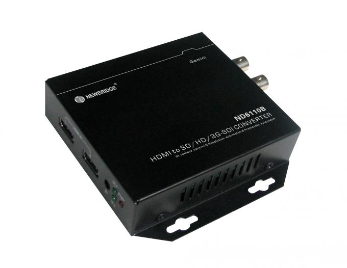 12V DC HDMI zum Faser-Transceiver 3G SDI mit 2 * HDMI-Hafen 1080P
