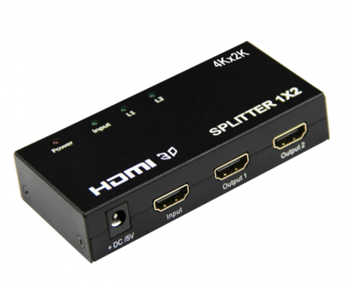 Volles 3D Video Mini-HD HDMI Unterstützung Teilers 1x2, Unterstützung 4K*2K 1.4a 1 gab 2 ausgegeben ein