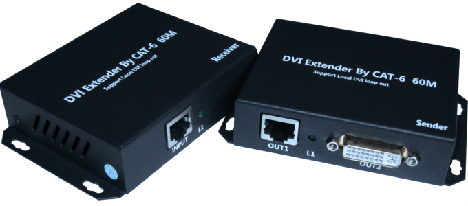 60M DVI Verstärker Ergänzungs-3G über einzelner Katze 5E/6 lokale HDMI schlingen sich heraus