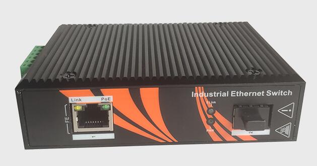 Industrielles Ethernet handhabte Metall Shell des Schalter-1 des Hafen-100Mbps mit SFP-Hafen