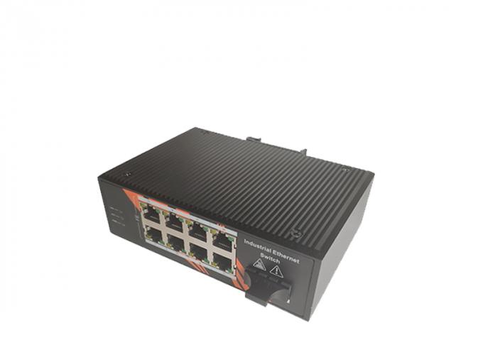 Unternehmens-Faser trägt Optikpoe-Ethernet-Schalter industrielles 8*10/100 Mbps RJ45