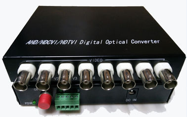 Übermittler-Empfänger 1080P HD TVI/CVI/AHD, Faser-Optik zu Videokonverter BNC Digital